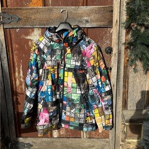 Rare Vintage Oakley mosaic window print